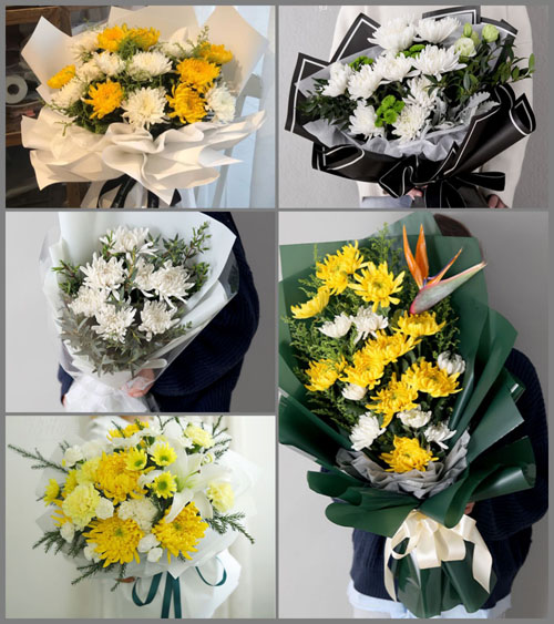 山西晋中祁县来远镇团城村白事花束代送